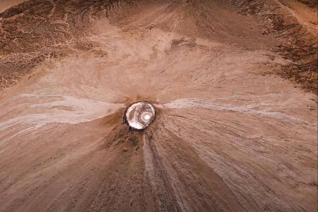 mud volcano in balochistan pakistan